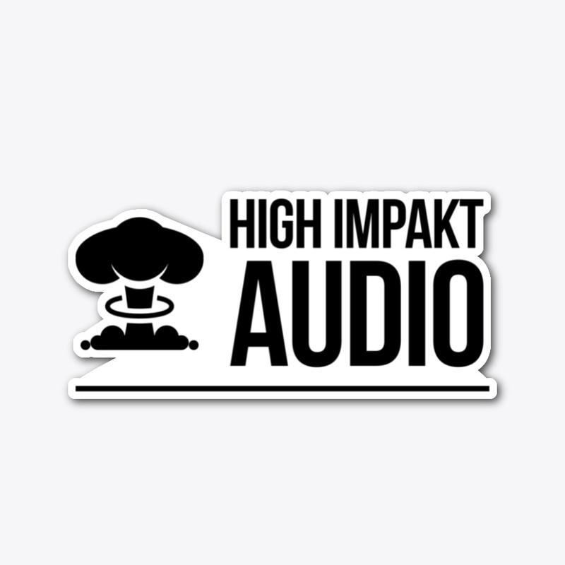 High Impakt Audio Die Cut Sticker